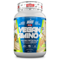 REAL VEGAN AMINO PLUS: Suplemento Vegano para Rendimiento Óptimo.