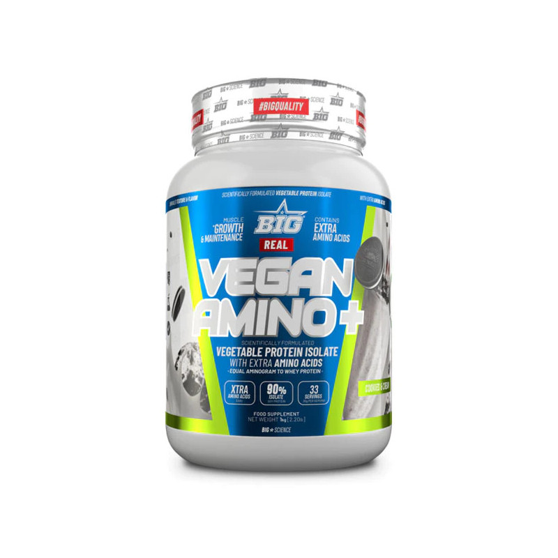 REAL VEGAN AMINO PLUS: Suplemento Vegano para Rendimiento Óptimo.