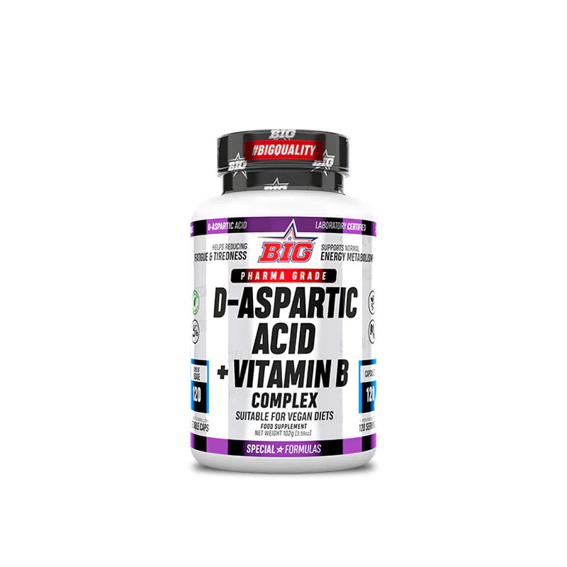D-Aspartic Acid + B Complex - Aumenta tu Testosterona y Energía