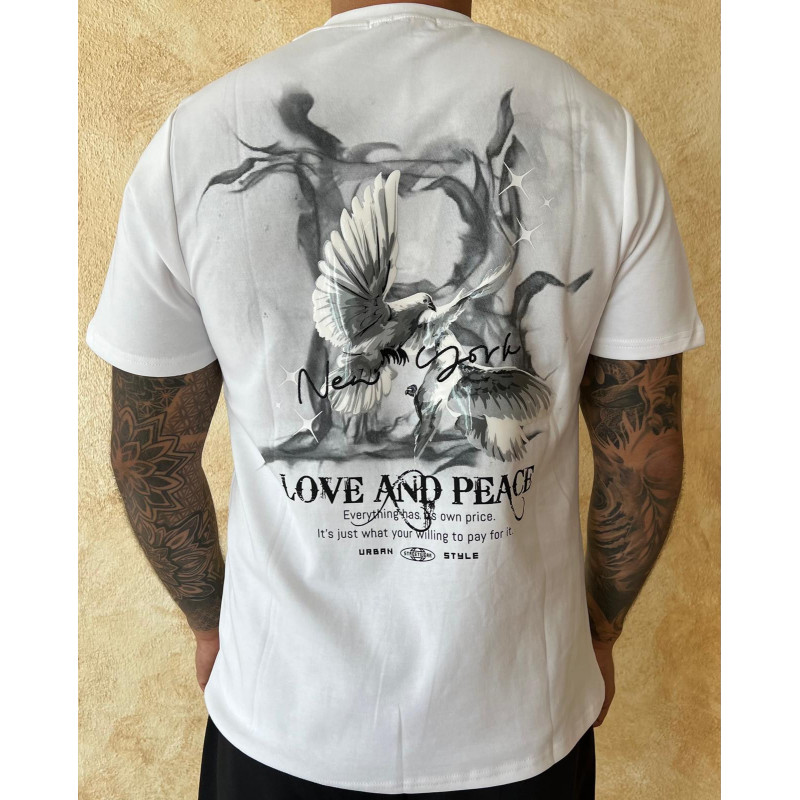 Camiseta Oversize LOVE AND PEACE | Streetwear con Mensaje