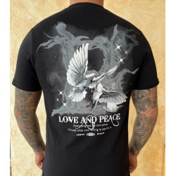 Camiseta Oversize LOVE AND PEACE | Streetwear con Mensaje