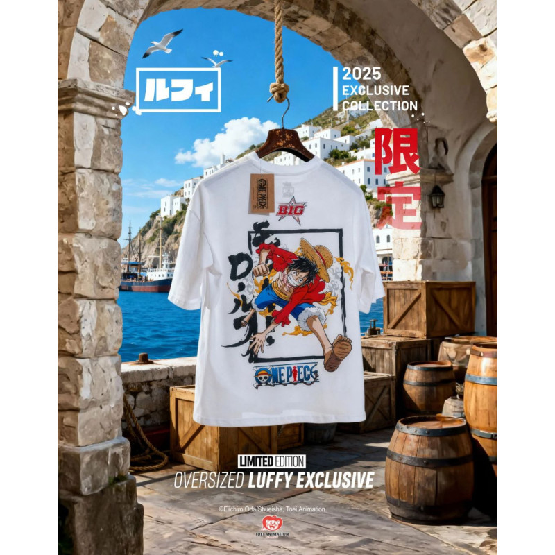 Camiseta Oversized One Piece® Luffy | BIG® x One Piece® 2025